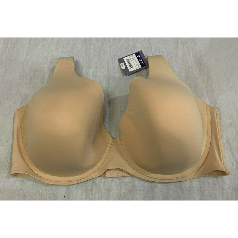 🍎🍎🍎 CATHERINES WOMENS UNDERWIRE PLUNGE BRA SIZE 50DDD STYLE 4096 🍎🍎🍎
